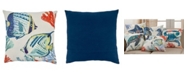 Saro Lifestyle Tropical Fish Decorative Pillow, 20" x 20"